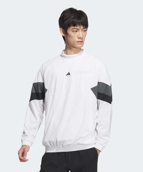adidas WIND. RDY アーカイブデザイン サイドジップ付き プル