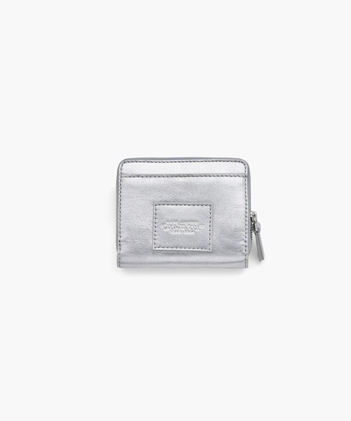 【MARC JACOBS】ザ メタリック アイテムズ ミニウォレット MARC JACOBS 財布 THE METALLIC LEATHER MINI COMPACT WALLET/ザ