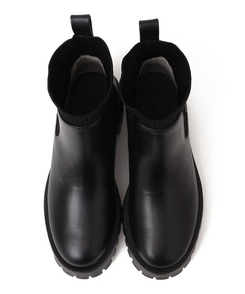 SHIPS（シップス） ブーツ HAMON:ショート ニット ブーツ（晴雨兼用