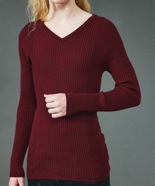 【RED BROWN】ウォッシャブルホールガーメントニット RACAL ホールガーメントニット | ビッグシルエットワッチ - Ray's