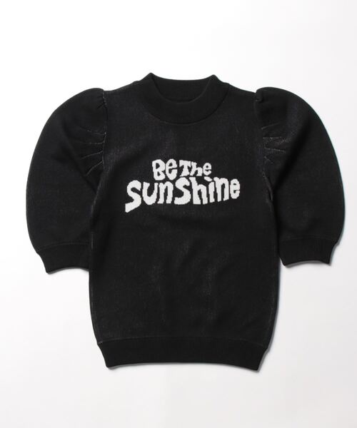 「jouetie」 半袖ニット MEDIUM ブラック レディース jouetie 「jouetie」 半袖ニット MEDIUM ブラック レディース