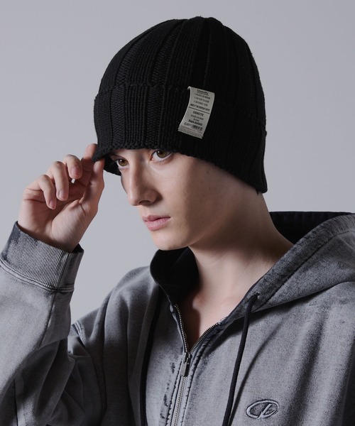 CLEL（クレイル） ニット帽 ニットキャップ 「CLEL」Grunge Label Low