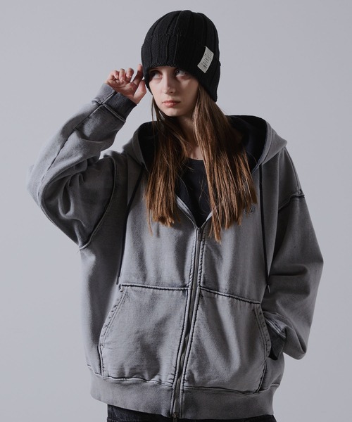 【CLEL】まとめ売り(ブルゾン、ニット、パーカー、ジャージ、ニット帽) CLEL（クレイル） ニット帽 ニットキャップ 「CLEL」Grunge Label Low
