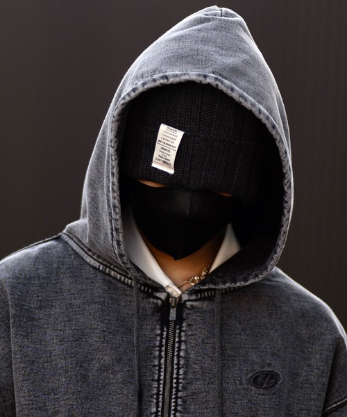 CLEL（クレイル） ニット帽 ニットキャップ 「CLEL」Grunge Label Low