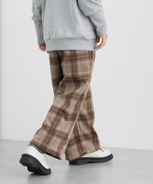 ワイドパンツ パンツ 裏シャギー ワイドパンツ キッズ 子供服 女の子