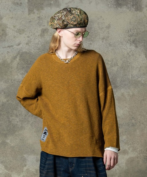 glamb（グラム） セーター ニット Rubber Tag Knit / ラバータグニット