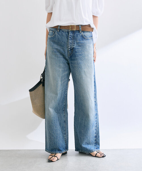 美品【RIVE DROITE】OKAYAMAベーシックデニム　36サイズ RIVE DROITE（リヴドロワ） ジーンズ デニム デニムパンツ 「MONN