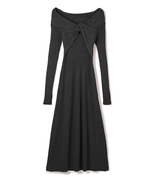 M DOLLY ワンピース twist knit long dress/ツイストニット M DOLLY ワンピース twist knit long dress/ツイストニット
