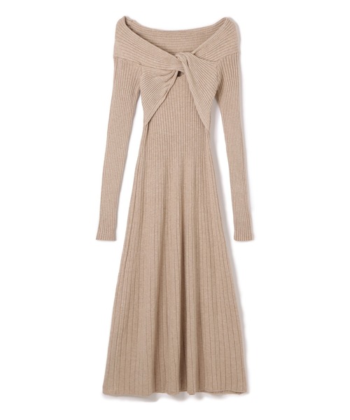 M DOLLY ワンピース twist knit long dress/ツイストニット M DOLLY ワンピース twist knit long dress/ツイストニット