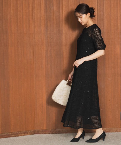 kaene（カエン） ドレス 「kaene」スパンコール×総レースドレス/結婚式