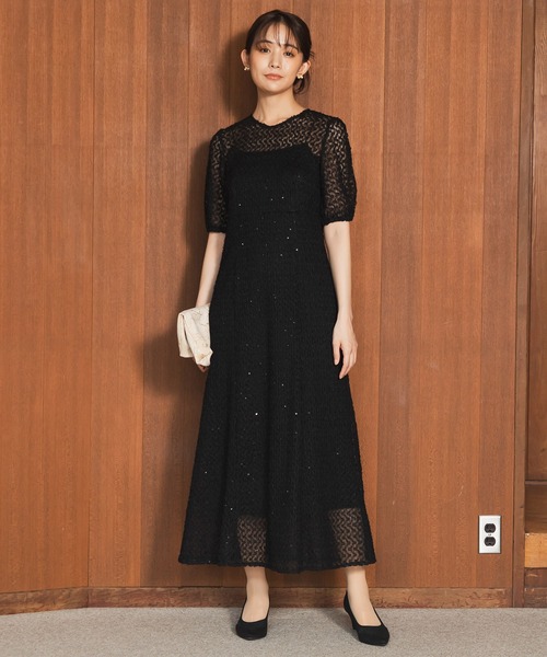 kaene（カエン） ドレス 「kaene」スパンコール×総レースドレス/結婚式