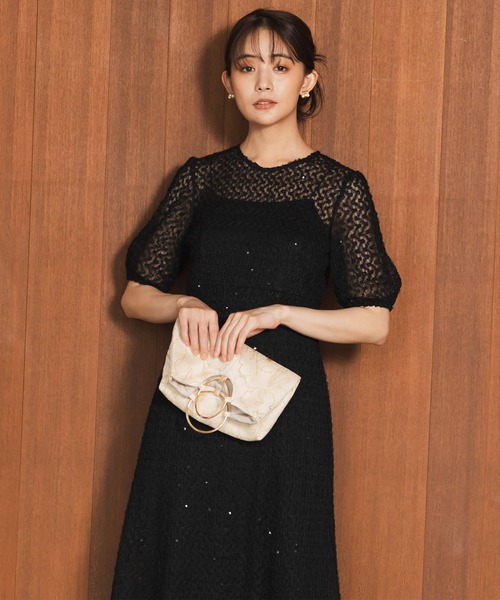 kaene（カエン） ドレス 「kaene」スパンコール×総レースドレス/結婚式