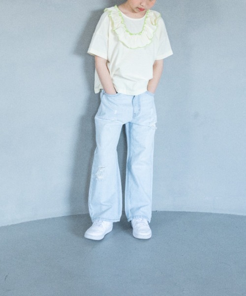 Jドリーム 11 LOWRYS FARM（ローリーズファーム） パンツ デニムストレートパンツ