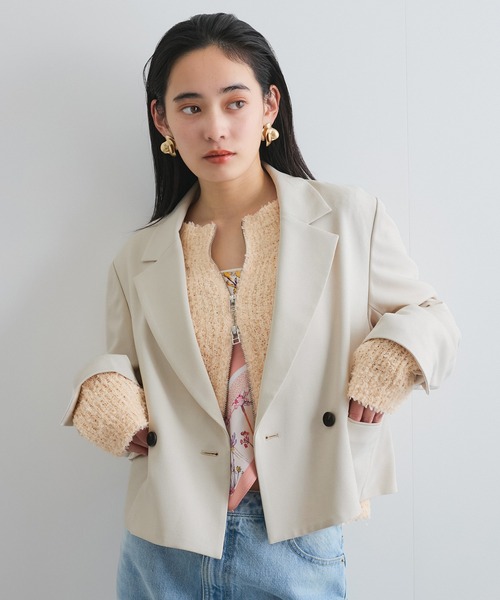 VIS（ビス） ジャケット テーラードジャケット 「洗える」ダブル