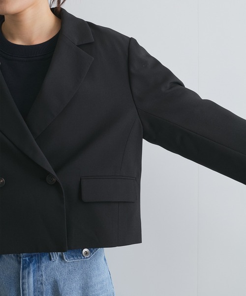 VIS（ビス） ジャケット テーラードジャケット 「洗える」ダブル