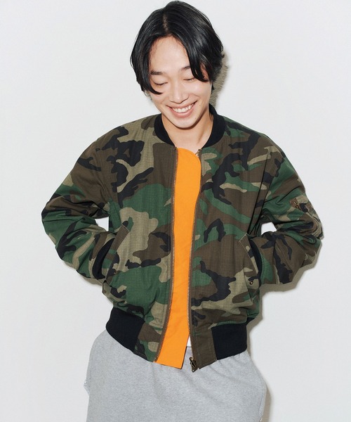 FTW ma1 ma-1 REVERSIBLE CAMO MA-1 レディース メンズ : ZOZOTOWN