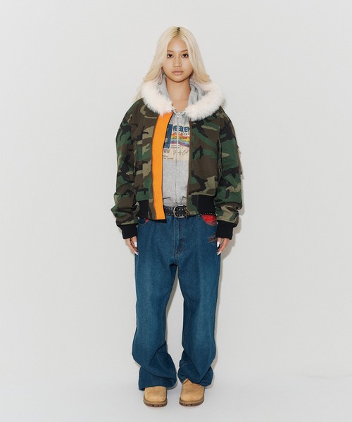 ジャケット・アウター Camo Reversible MA-1 Jacket FTW ma1 ma-1 REVERSIBLE CAMO MA-1 レディース メンズ : ZOZOTOWN