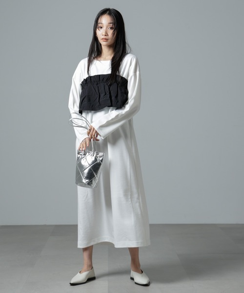 NANO universe（ナノ・ユニバース） ワンピース ビスチェレイヤード風