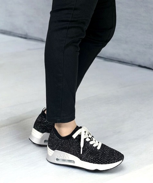 ASH スニーカー ASH/アッシュ「LAIKA」ラメニットスニーカー 5.5