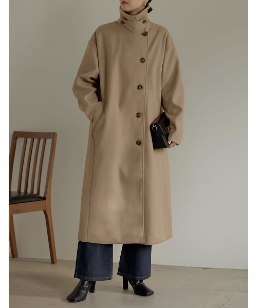 「Re:EDIT」 ピーコート MEDIUM レッド レディース_画像2