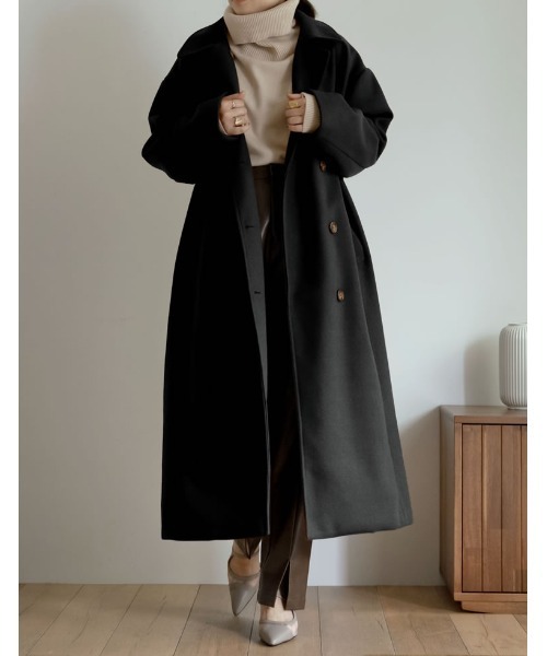 「Re:EDIT」 ピーコート MEDIUM レッド レディース_画像6