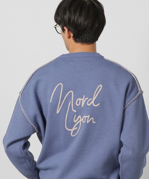 セーター ニット バック刺繍ステッチニットプルオーバー / 287579 メンズ レディース | LAKOLE | 02