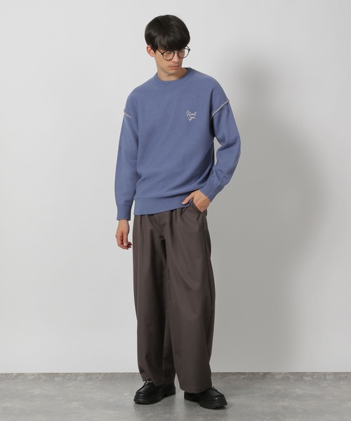 セーター ニット バック刺繍ステッチニットプルオーバー / 287579 メンズ レディース | LAKOLE | 10