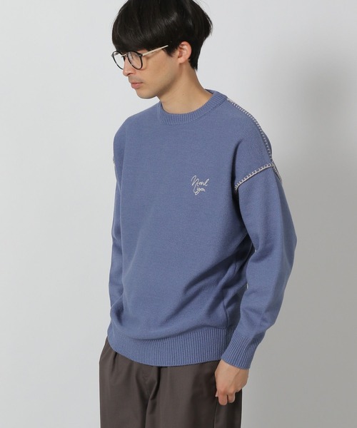 セーター ニット バック刺繍ステッチニットプルオーバー / 287579 メンズ レディース | LAKOLE | 12