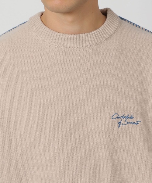セーター ニット バック刺繍ステッチニットプルオーバー / 287579 メンズ レディース | LAKOLE | 16