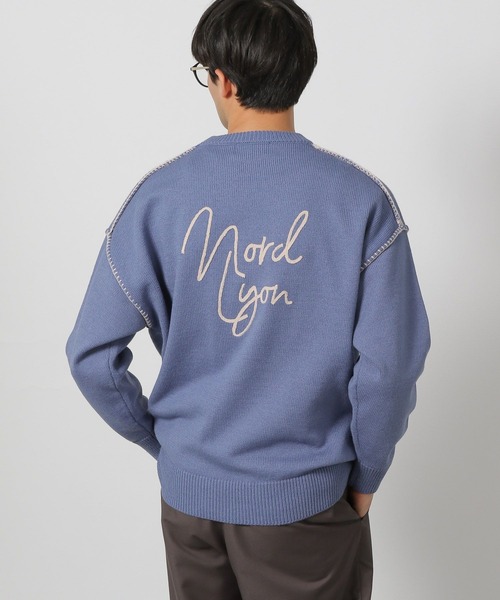 セーター ニット バック刺繍ステッチニットプルオーバー / 287579 メンズ レディース | LAKOLE | 11