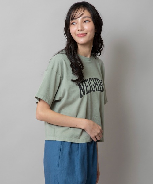 tシャツ ロゴプリントTシャツ レディース