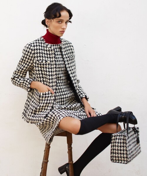 トッカ レースのワンピース TOCCA」 半袖ワンピース 0 ネイビー