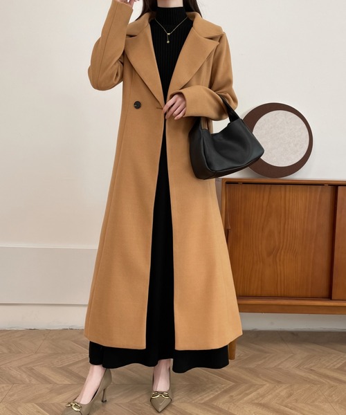 「ABITOKYO」 チェスターコート L グリーン レディース_画像2