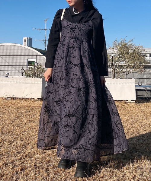 ワンピース kurumi `S サニークラウズ kazumiさんの生地をたっぷり使ったデニム