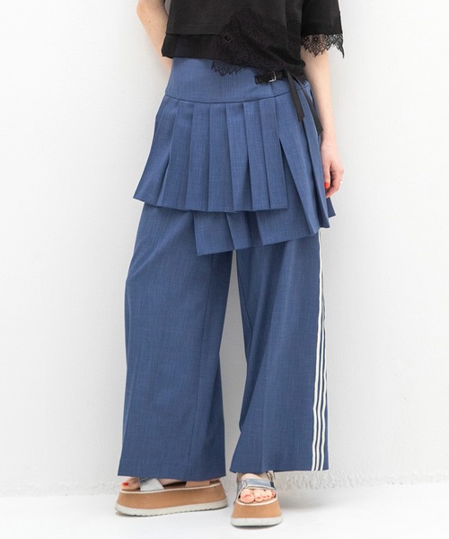 AULA AILA（アウラ アイラ） スラックス パンツ プリーツスカート