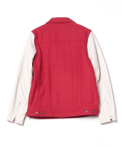 「glamb」 デニムジャケット 0 レッド メンズ_画像2