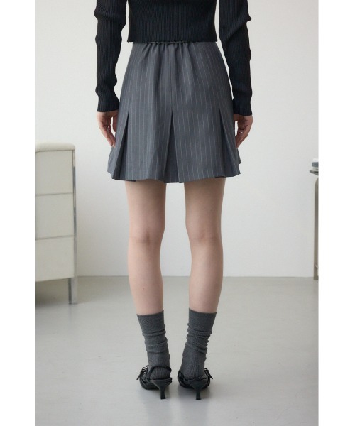 M*Y様 pleats please プリーツスカート ブルー 水色 スリット入 PLEATS PLEASE（プリーツプリーズ）ロング・マキシ丈スカート 紫