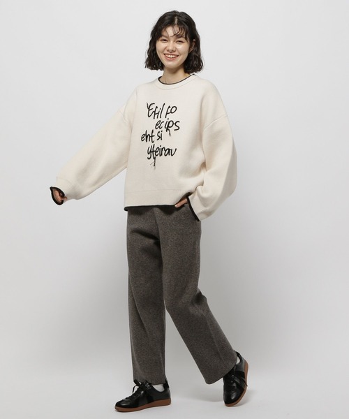 niko and…（ニコアンド） 長袖ニット MEDIUM グレー レディース