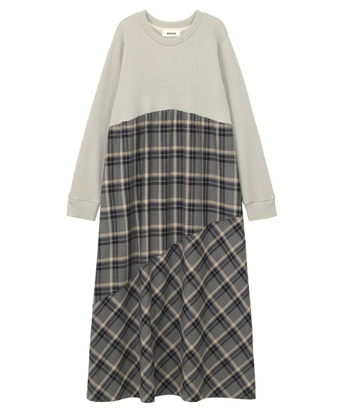 ZUCCa ワンピース チェックドッキング / S : ZOZOTOWN Yahoo!店