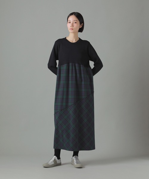 ZUCCa（ズッカ） ワンピース チェックドッキング / ワンピース / (O