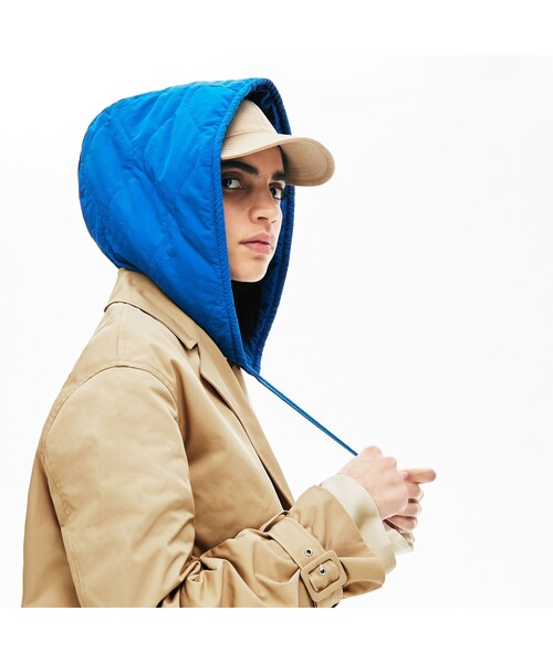 「LACOSTE L!VE」 ジャケット 38 ベージュ レディース_画像2