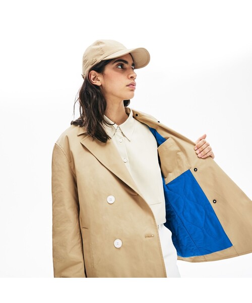 「LACOSTE L!VE」 ジャケット 38 ベージュ レディース_画像6