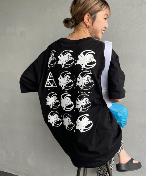 tシャツ 「HUF/ハフ」 PEGASUS バックプリント ショートスリーブTシャツ レディース メンズ