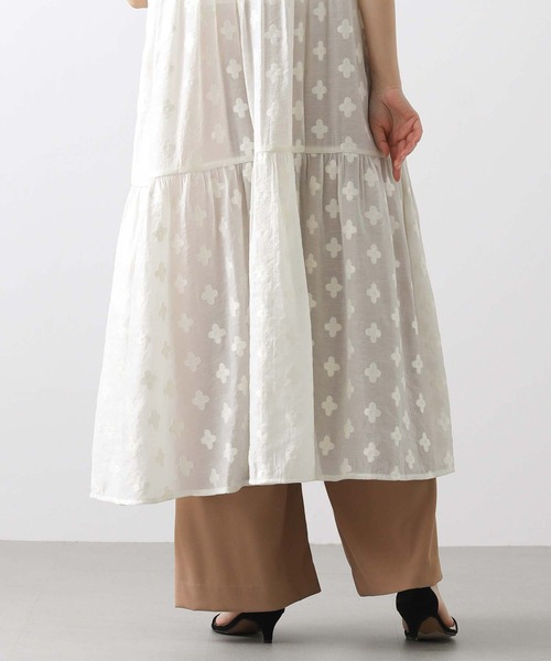 未使用 35%オフ torrazzo donna 前後2WAYワンピ Torrazzo Donna ワンピース 花ジャガードティアード2way