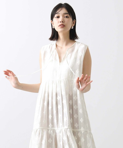 ワンピース IENA TORRAZZO DONNA 2way dot tiered OP 追加》TORRAZZO DONNA/トラッゾドンナ 2way dot tiered OP 6244