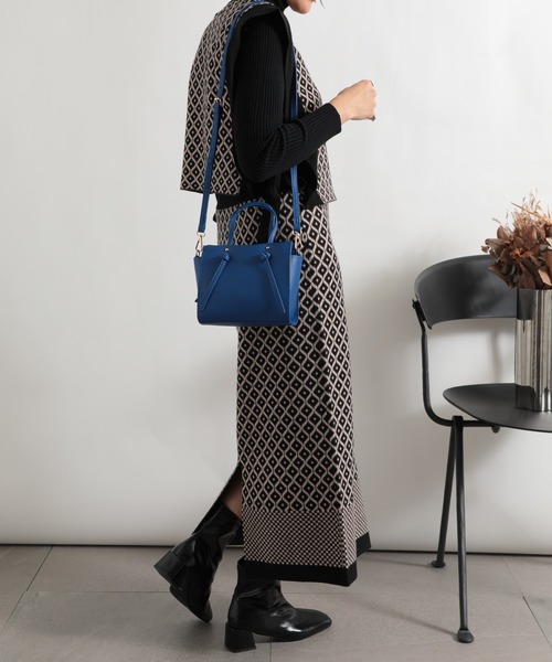 「SETUP7」 「Maison breeze」ノースリーブニット FREE ブラック レディース_画像6