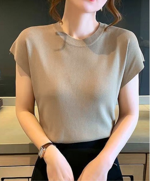 ニット薄手 BLANC FICELLE ニット セーター 薄手 サマーニット レディース
