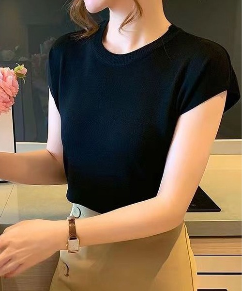 BLANC FICELLE ニット セーター 薄手 サマーニット レディース