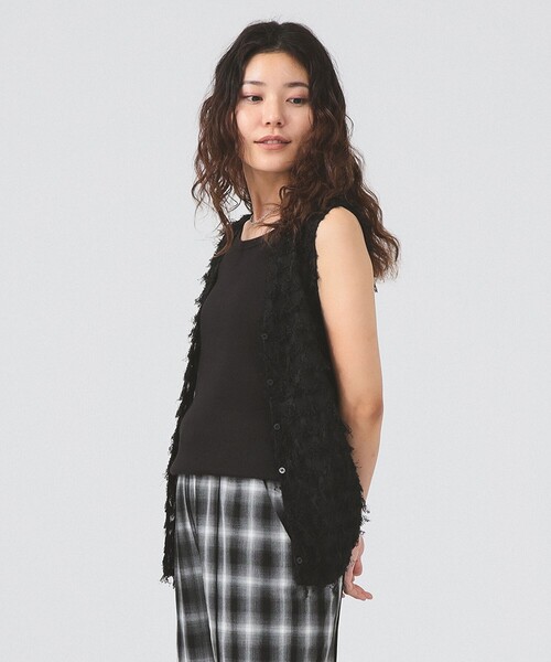 Ray BEAMS / フリンジ 2Way ノースリーブ トップス Ray BEAMS（レイビームス）の「Ray BEAMS / フリンジ 2Way