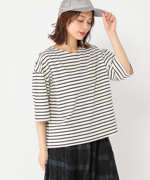 透けない】胸ポケット付きサイドスリットTシャツ(504052580